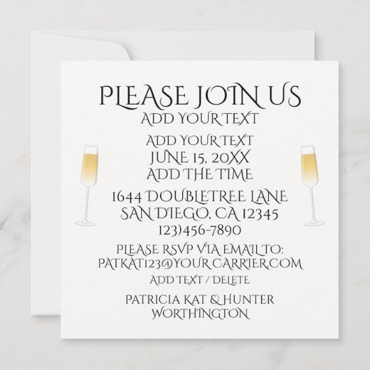 Tijd voor een uitnodiging (Achterkant)