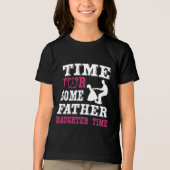 Tijd voor een vader-dochter T-shirt (Voorkant)