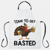 Tijd voor een verbijsterde grappige Thanksgiving i Schort (Voorkant)