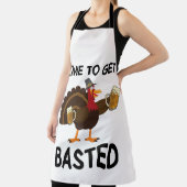 Tijd voor een verbijsterde grappige Thanksgiving i Schort (Insitu)