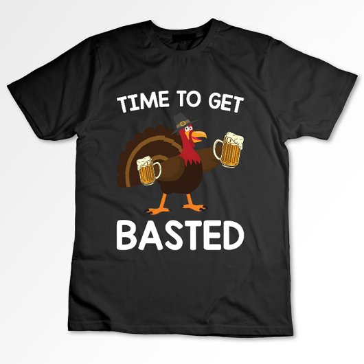 Tijd voor een verbijsterde grappige Thanksgiving i T-shirt