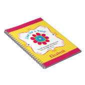 "Tijd voor een Word®"-gepersonaliseerde notebook Notitieboek (Rechterzijde)