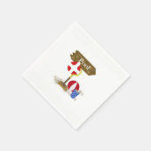 Tijd voor een zwembadfeest servetten (Hoek)