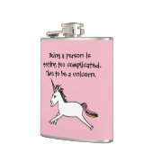 Tijd voor eenhoorn (kolf) heupfles (Links)