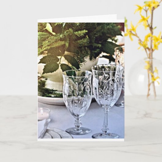 TIJD VOOR FAMILIE, VRIENDEN EN CELEBRATING-CHRISTM KAART (Gele Bloem)