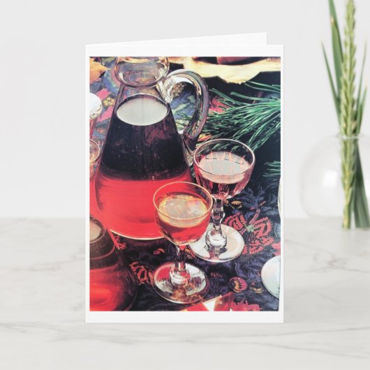 **TIJD VOOR FAMILIE, VRIENDEN EN VLEES** CHRISTMAS KAART (Voorkant)