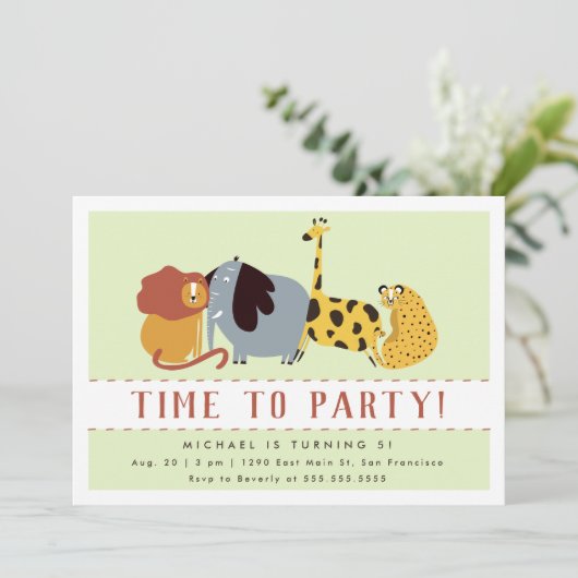 Tijd voor feest! Veerdaagse dode Oerwouden Kaart (Staand voorkant)