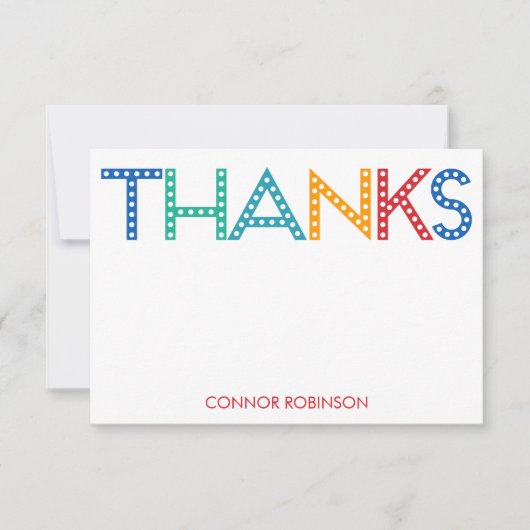 Tijd voor feestdagen - Bedankt voor je kaarten - B (Voorkant)