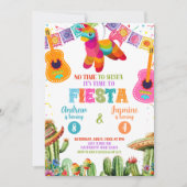 Tijd voor Fiesta Sibling Joint Fiesta verjaardagsf Kaart (Voorkant)