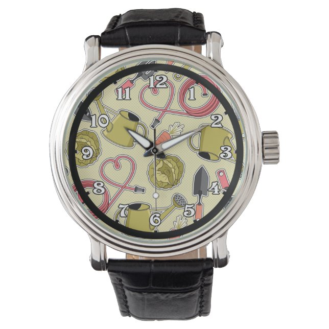 Tijd voor Gardening Watch Horloge (Voorkant)
