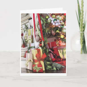 *** TIJD VOOR GEZIN EN VRIENDEN ZWARE CHRISTMAS*** KAART
