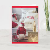 *** TIJD VOOR GEZIN EN VRIENDEN ZWARE CHRISTMAS*** KAART (Voorkant)