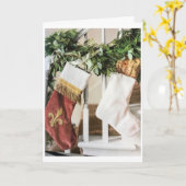 *** TIJD VOOR GEZIN EN VRIENDEN ZWARE CHRISTMAS*** KAART (Gele Bloem)