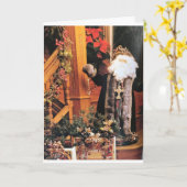 *** TIJD VOOR GEZIN EN VRIENDEN ZWARE CHRISTMAS*** KAART (Gele Bloem)