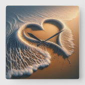 Tijd voor Grace - Wall Clock 2 Vierkante Klok (Voorkant)