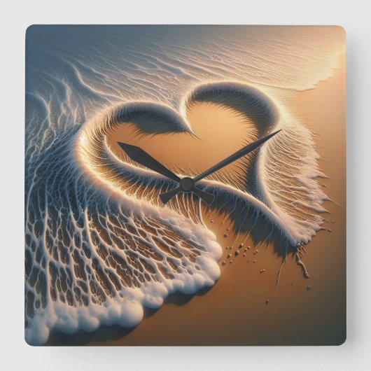 Tijd voor Grace - Wall Clock 2 Vierkante Klok (Voorkant)