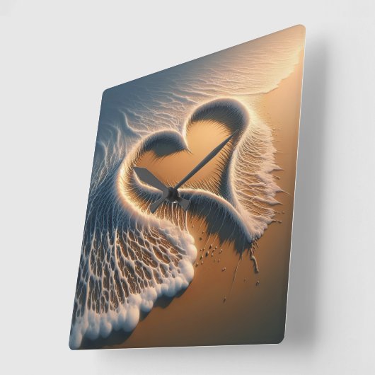 Tijd voor Grace - Wall Clock 2 Vierkante Klok (Hoek)