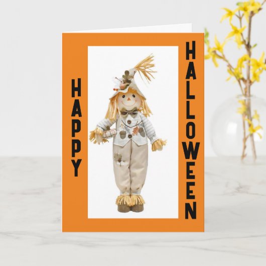 TIJD VOOR HALLOWEEN & HET HEBBEN VAN EEN GOEDE TIJ KAART (Gele Bloem)