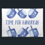 Tijd voor Hanukkah Placemat<br><div class="desc">Het ontwerp is prachtig en helder en vult je aan de rand met vakantie-geest en is perfect op cadeaus,  tafellinnen,  keukenlinens,  thuisdeeg en alles wat Hanukkah doet!</div>