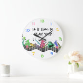 Tijd voor het afspelen van muziekinstrumenten grote klok (Huis)