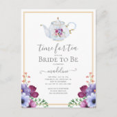  tijd voor het Briefkaart van theekFloral Vrijgeze (Voorkant)