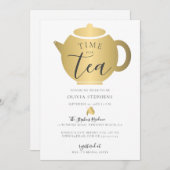 Tijd voor het minimale Vrijgezellenfeest van Tea E Kaart (Voorkant / Achterkant)