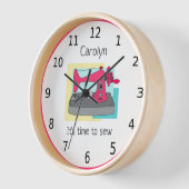 Tijd voor het naaien van de  naaimachine, op maat (Hoek)