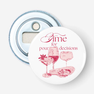 Tijd voor het nemen van inschattingsfouten Grapp Button Flesopener