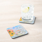 Tijd voor het schilderen van de Waterverf van thee Bier Onderzetter (Rechterzijde)