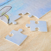 Tijd voor het schilderen van de Waterverf van thee Legpuzzel (Zijkant)