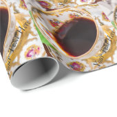 Tijd voor het Tea Design Cadeaupapier (Rol Hoek)