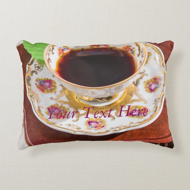 Tijd voor het Tea Design Decoratief Kussen (Voorkant)