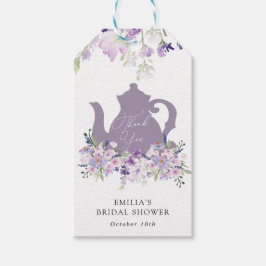 Tijd voor het Vrijgezellenfeest Tea Dank u Labels  Cadeaulabel