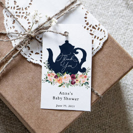 Tijd voor het Vrijgezellenfeest Tea Dank u Labels  Cadeaulabel
