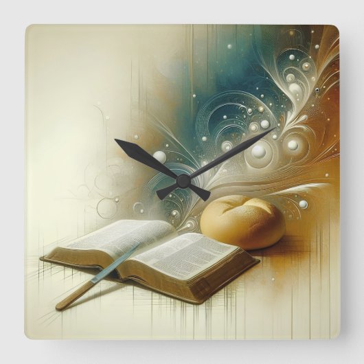 "Tijd voor het Woord" Muur Klok (Voorkant)