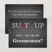 Tijd voor het zwarte toetsenbord Rood Stropdas ins Kaart (Voorkant / Achterkant)