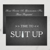 Tijd voor het zwarte toetsenbord Rood Stropdas Kaart (Voorkant / Achterkant)