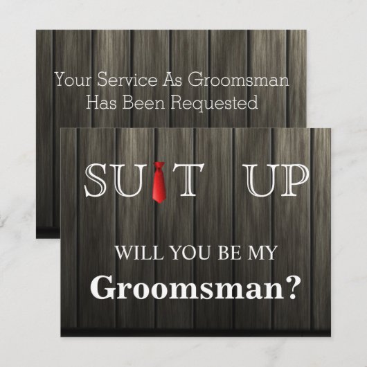 Tijd voor het zwarte toetsenbord Rood Stropdas Kaart (Voorkant / Achterkant)