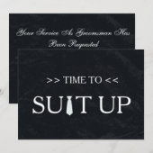 Tijd voor het zwarte toetsenbord Rood Stropdas Kaart (Voorkant / Achterkant)