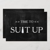 Tijd voor het zwarte toetsenbord Rood Stropdas Kaart (Voorkant / Achterkant)