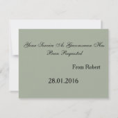 Tijd voor het zwarte toetsenbord Rood Stropdas Kaart (Achterkant)