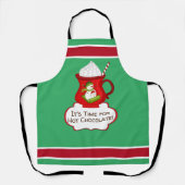 Tijd voor Hot Chocolate All-Over Print Schort (Voorkant)