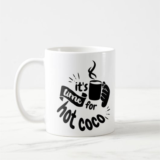 Tijd voor Hot Coco Koffiemok (Links)