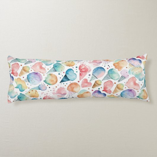 Tijd voor Ice Cream Body Pillow Lichaamskussen (Achterkant)