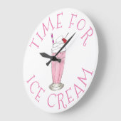 Tijd voor ijskap roze aardbei Schud de melk Grote Klok (Hoek)