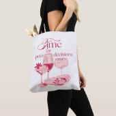 Tijd voor inschenken | Grappig drankdesign Tote Bag (Dichtbij)