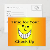 Tijd voor je cheque op postkaart (Voorkant / Achterkant)