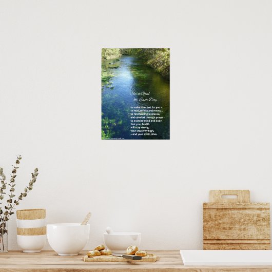 Tijd voor jezelf... poster (Keuken)