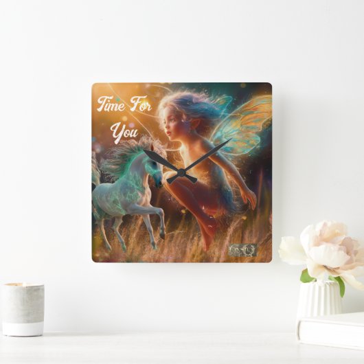 Tijd voor jou vierkante klok (Huis)