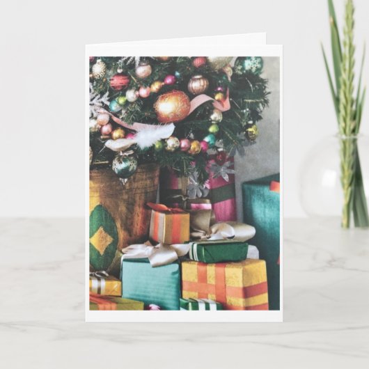 TIJD VOOR "JOY AND CHEER" MERRY CHRISTMAS KAART (Voorkant)